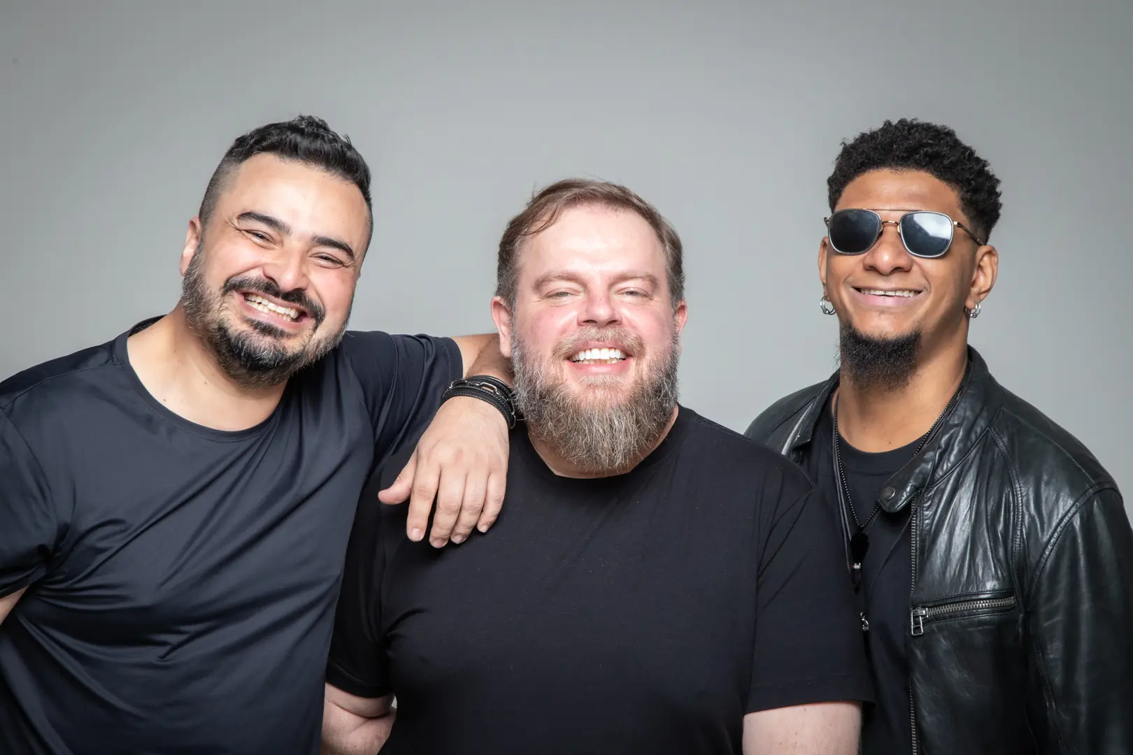 Detalhe da Banda Velotrol em apresentação ao vivo