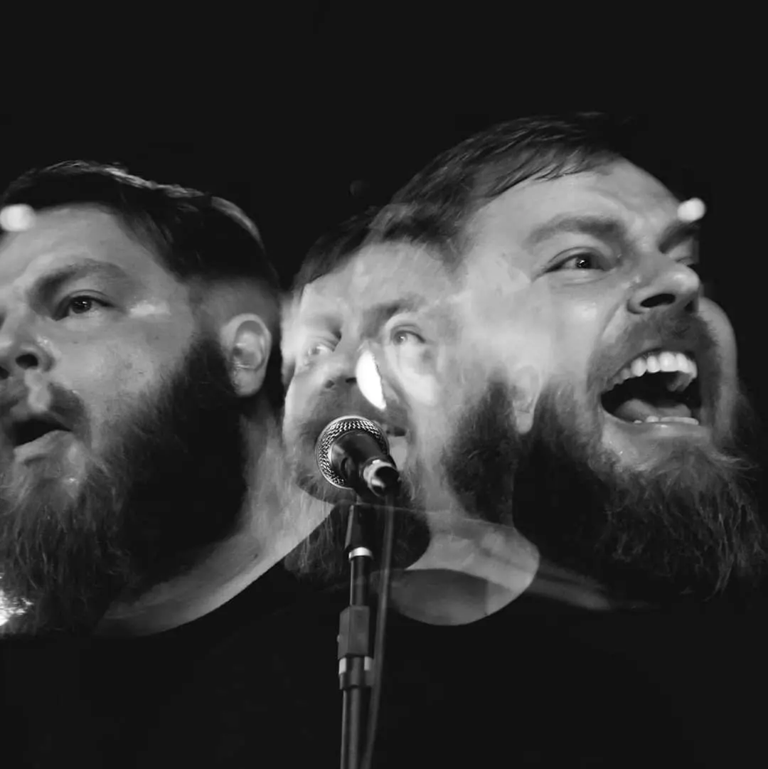 Registro histórico da Banda Velotrol em apresentação