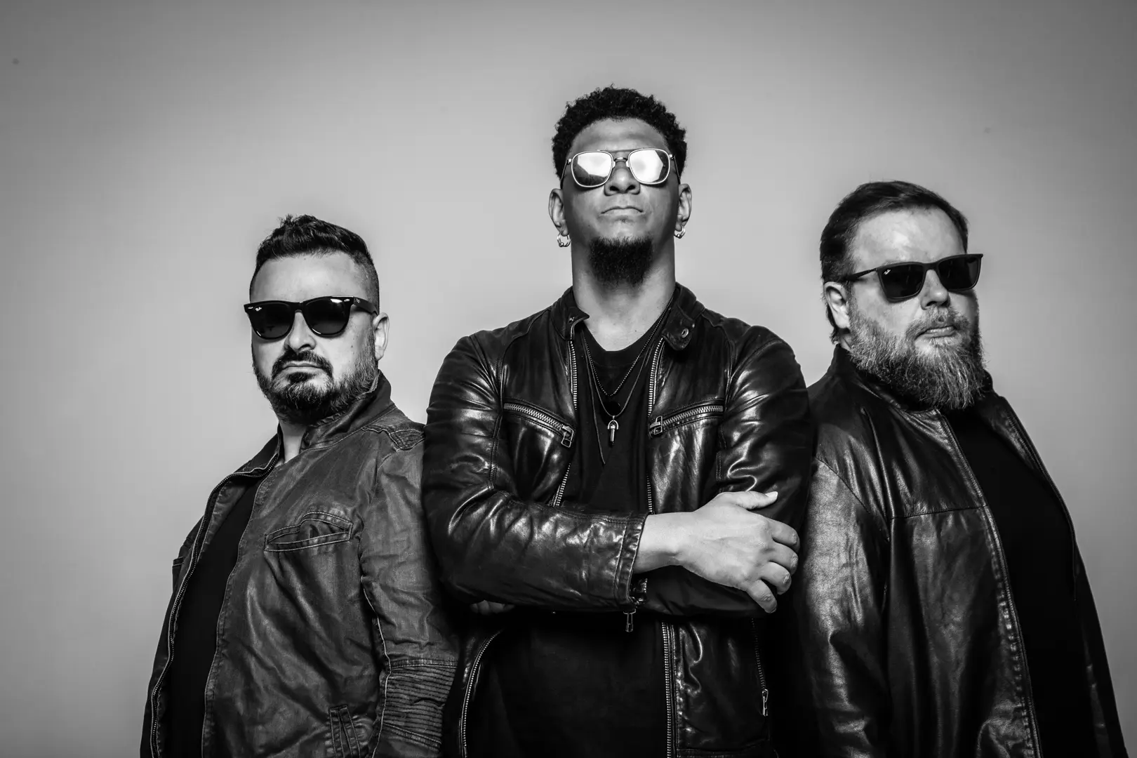Foto oficial da Banda Velotrol no palco